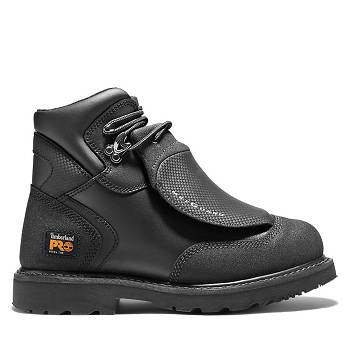 Timberland Férfi PRO Met Guard 6" Steel Toe Munkavédelmi Bakancs Fekete